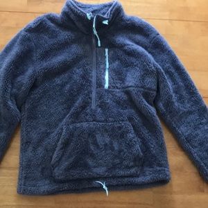 PINK sherpa pullover